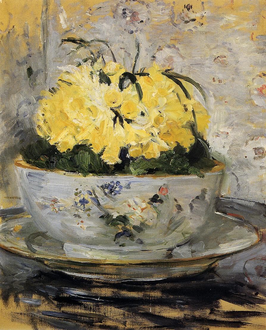 “Daffodils” by Berthe Morisot